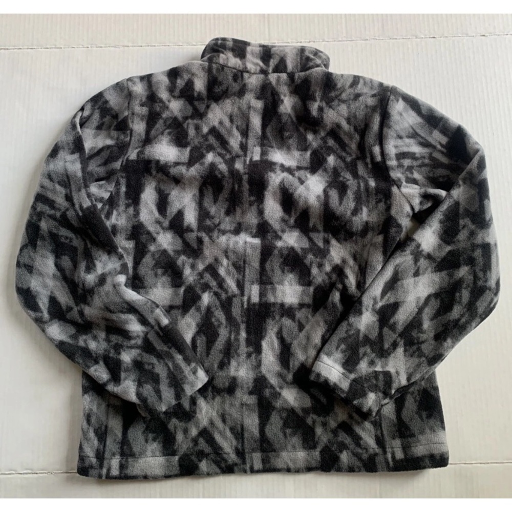 Eddie Bauer Kids M (10/12) Black and Grey Fleece  Full Zip Jacket - Picture 3 of 3